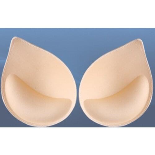 Women Girl Sponge Foam Bra Pad Set 3/2/1Pair Push Up Breast Intimates Swimsuit Bikini Padding Cup Chest Enhancers Insert Cup