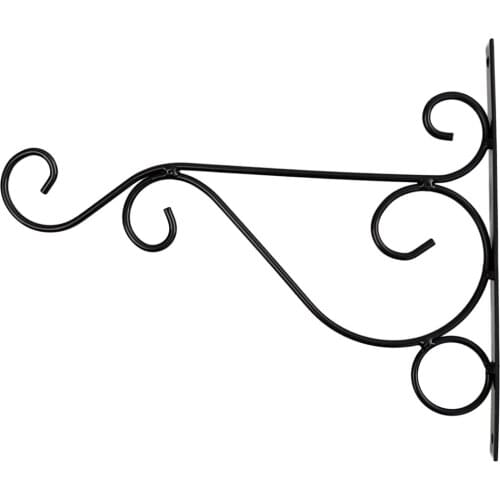 Plant Hooks Iron Wall Hanger Decorative Bracket Holder 10 Inch for Hanging Planter Lantern Bird Feeder