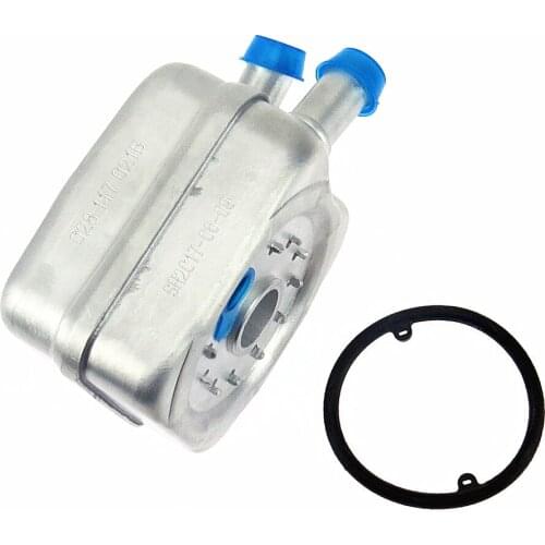 SCJYRXS Oil Cooler Temperature Radiator + Rubber Seal Ring For VW Passat Golf Beetle A4 TT 028117021B 038117070A 028 117 021L