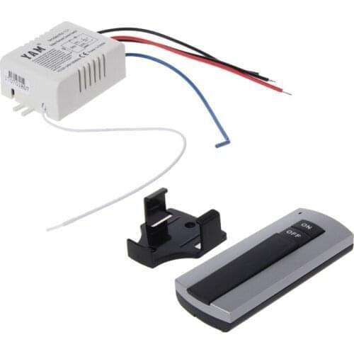 2021 New Wireless 1 Channel ON/OFF Lamp Remote Control Switch Receiver Transmitter