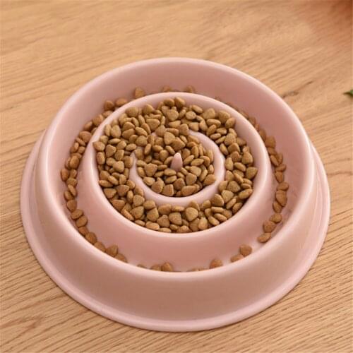Portable Pet Feeding Food Bowl Dog Slow Down Eating Feeder Prevent Obesity Cat Food Container Anti Choke Non-slip Puppy Bowls