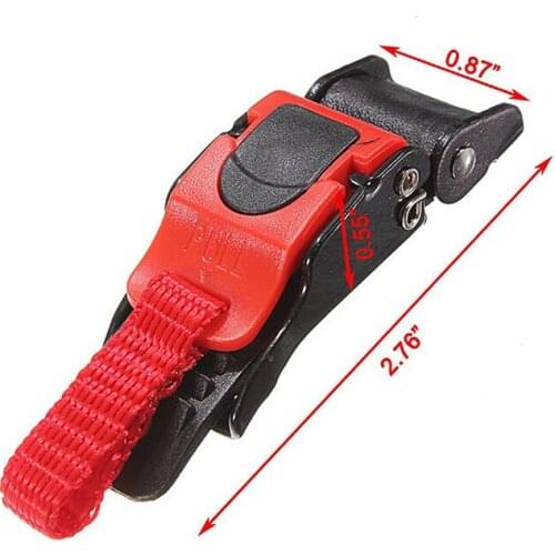 Adjustable 9 Gear Motorcycle Helmet Plastic Pull Buckles 1xATV Bike Helmet Casco Moto Clip Chin Strap Quick Release Pull Buckle