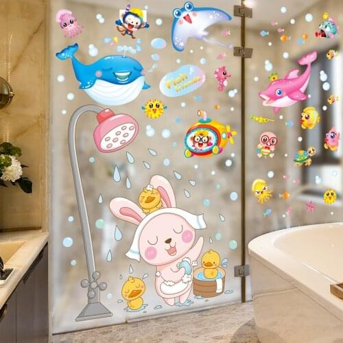 SHIJUEHEZI Bathroom Stickers