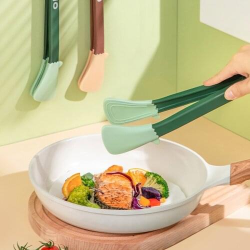 Silicone Multifunctional Food Clip High Temperature Roast Meat Steak Clip Tongs Kitchen Accessories Cooking Tools Home Supplies