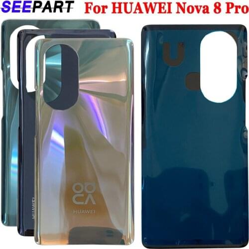 Brand new return is suitable for Huawei Nova 8 pro battery cover back door shell back cover replacement mobile phone Huawei nova