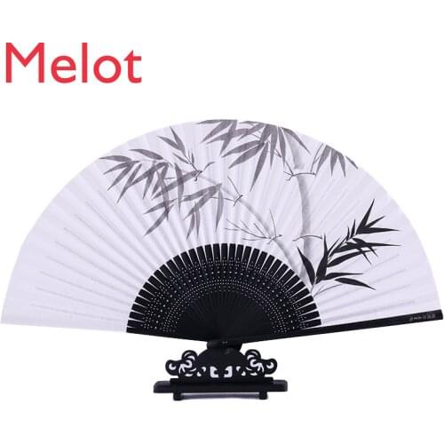 Fan Folding Fan Chinese Style Female Fan 7-Inch Incense Paper Fan Summer Ancientry Dance Folding Gift Fan Chinese Fan