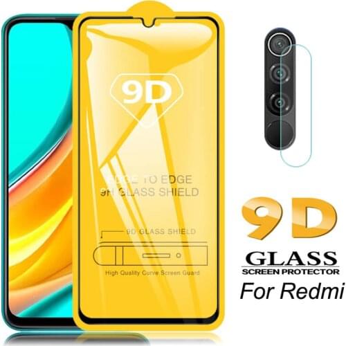 Full Cover 9d Tempered Glass For Xiaomi redmi 9A 9 9C Screen Protector For Xiaomi redmi 9A 9A 9C 9 Camera Lens Glass Film