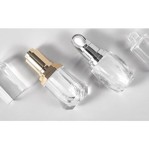 10ML Acrylic dropper essence oil bottle Empty Perfume Bottle Dropper Women Girl Gift Cosmetic Packaging Container