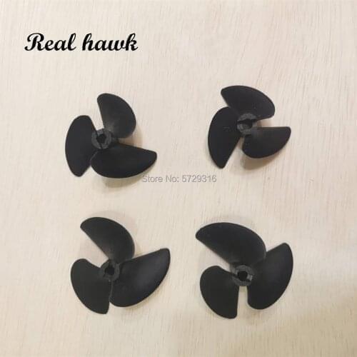 10pcs Rc Boat Propeller 3-Blade Boat Nylon left(CCW) Propellers For 4.8mm Shaft Rc Boat 3 Blade Plastic Paddles Positive Screw