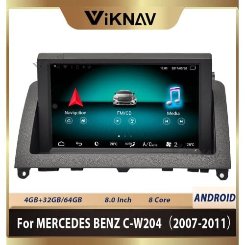 8“ Touch Screen Car GPS Navigation for-Mecerdes Benz C Class W204 2007-2011 Auto Multimedia Radio Player