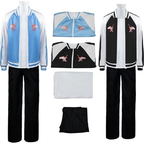 Anime Time Agent Cheng Xiaoshi Cosplay Costume Coat Jacket Pants Outfit Halloween Men Women Baseball Uniform Full Set Party