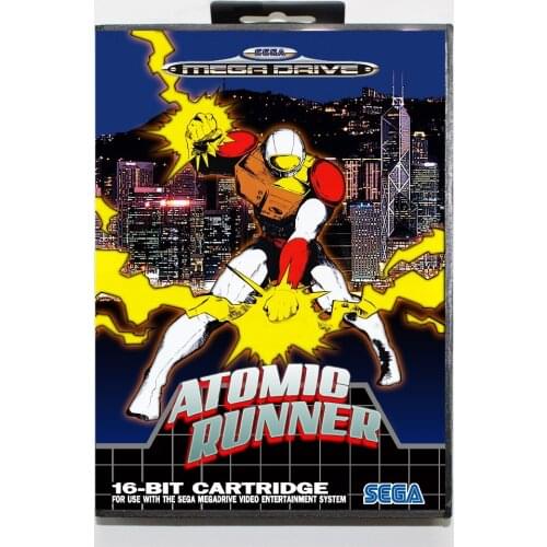 Atomic runner 16 bit SEGA MD Game Card With Retail Box For Sega Mega Drive For Genesis