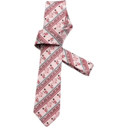 Free Shipping New Male mens printed tie female students hand-made necktie British soldier embroidery 7CM tie uniform accessory