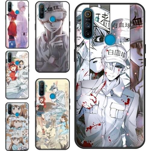 Cells at Work Case For OnePlus 8 Pro 9 Pro Nord 7T 8T 9R Cover For Realme C21 C15 C11 C3 GT Q3 6 7 8 Pro