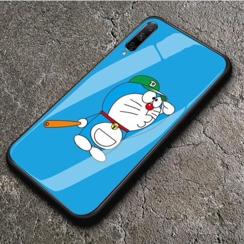 Fashion Cartoon Cat Tempered Glass Protective Hard TPU Phone Case For Honor 7A 7C 7S 8A 8C 8X 8S 9A 9C 9X Lite 10 Lite 10i 20i