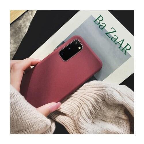 For Samsung Galaxy S21 Plus Case Soft Matte Silicone Slim Protective Back Cover Case for Samsung S21 ultra s20plus phone shell