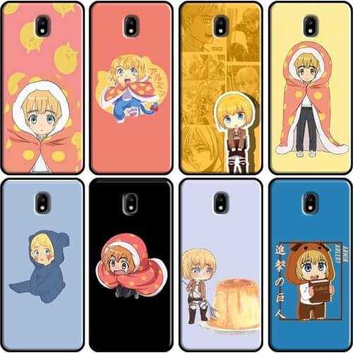 Armin Arlert Attack on Titan Cute Cover For Samsung Galaxy J1 J3 J4 J5 J6 J7 2016 2017 A3 A5 A6 A8 A9 J2 Core J8 2018 Cover