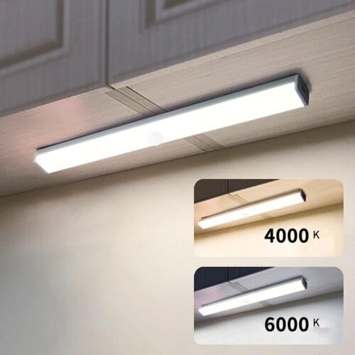PIR Motion Sensor Cabinet Light Auto Smart Night Lamp LED Lights For Home Bedroom Closet Kitchen Wardrobe Light