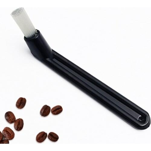 Coffee Machine Cleaning Brush Plastic Handle Nylon Bristle Filter Net Cleaner