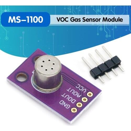 CJMCU-1100 MS1100 MS-1100 VOC Gas Sensor Module Formaldehyde Benzene Concentration Gas Induction 100mA Breakout for Arduino