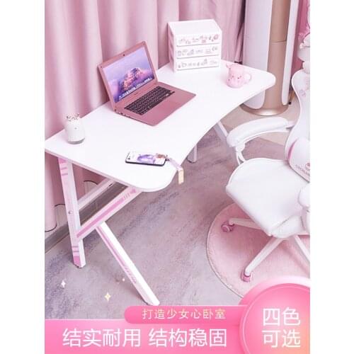 120x60x73.5cm White Computer Desk Home Desktop Game Desk Girls lovely Pink Gaming Table Modern Office Yellow Blue Colorful Desk