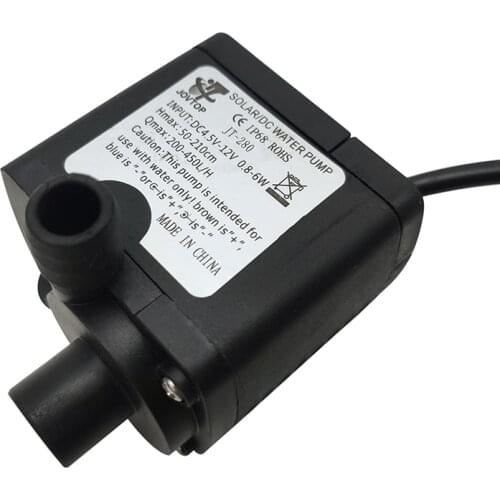 JT280A New 4.5~12V 12V~24V Micro DC Submersible Pump Micro Brushless Pump