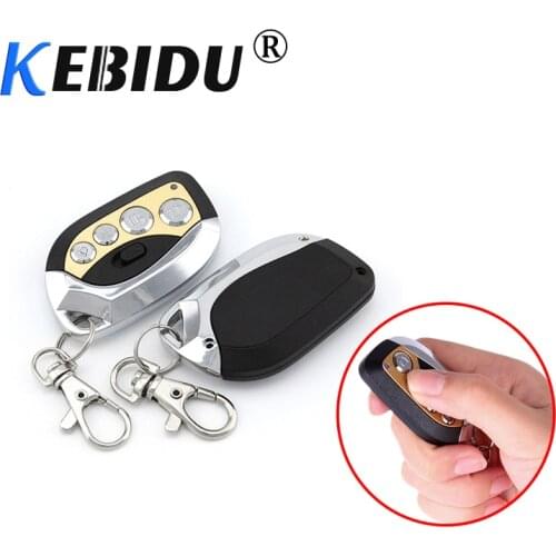 Kebidu Universal 433MHz Wireless Auto Remote Control Duplicator Adjustable Gate Garage Door Remote Controller Keychain for Car