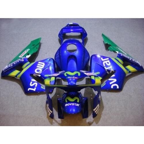Motorcycle Fairing kit for CBR600RR 03 04 CBR600RR F5 2003 2004 cbr 600rr green blue ABS Fairings set+gifts AS06