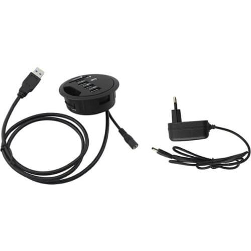 Newest Esloth PC Desktop Hol 69*60*24 mm USB 3.0 Hub Expansion Gadgets Supports Data Read Rechargeable TF SD MMC Card Reader