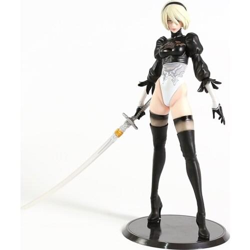 NieR Automata YoRHa No.2 Type B 2B DX Version PVC Figure Collectible Model Toy Action figurine gift T30