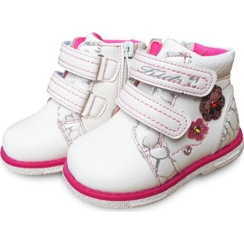 NEW 1pair flower Leather Children Boots,fashion sport girl Sneakers, Autumn Kids Baby Sneakers