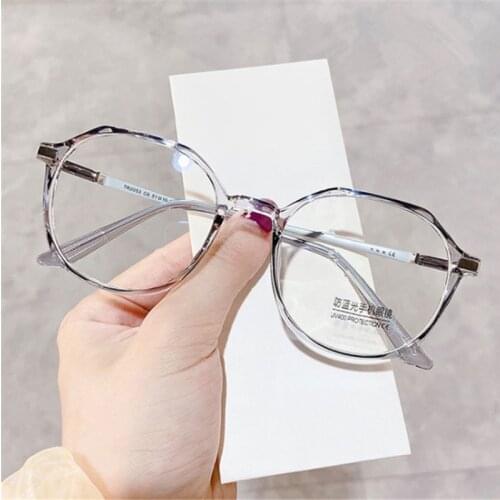 Anti-blue Light Finished Myopia Glasses Women MenNearsighted Eyewear Student Prescription Glasses