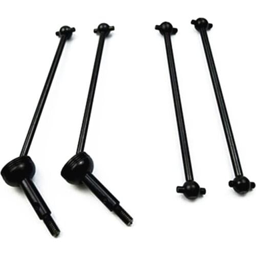 4Pcs Front CVD Universal Drive Shaft & Rear Dog Bone for Wltoys 144001 124019 LC RACING RC Car Parts Accessories