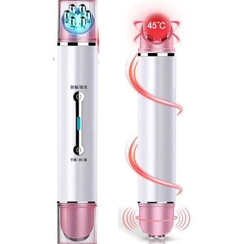 3 Colors Eye Beauty Devices LED Photon Therapy Anti Wrinkle Removal RF Mesotherapy Face Skin Rejuvenation Vibration Massage