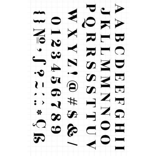 Letter Transparent Clear Silicone Stamp/Seal for DIY scrapbooking/photo album Decorative clear stamp 069