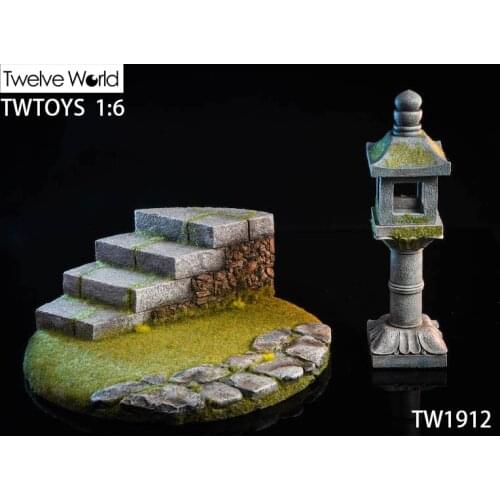 Spot TWTOYS 1/6 Japanese-style floor lamp can be bright for 12-inch Warring States action figure scene
