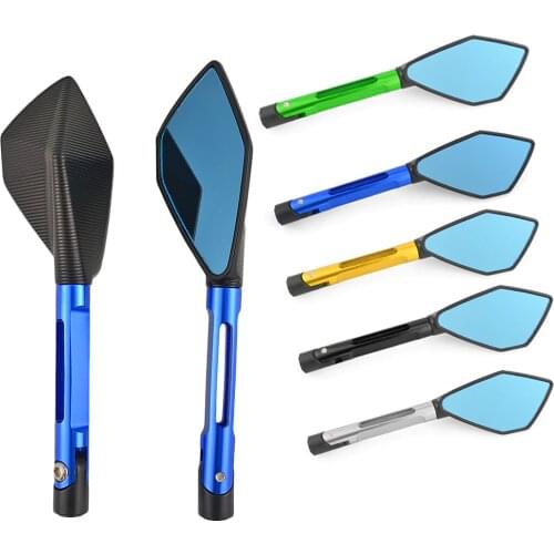 CNC Universal Motorcycle Rearview Mirror Side Mirrors For SUZUKI dl 250 gsx-s750 gsr 750 sv 650 gsx-r125 abs gsf 600 etc