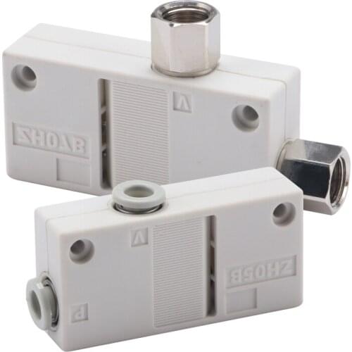 Box vacuum generator large flow and suction zh05 / 07 / 10 / 13bl threaded intubation type durable pneumatic