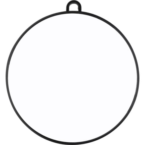 Vintage Salon Large & Comfy Hand Held Mirror with Handle and Hanger Hole for Homeb Wall Bathroom Hotel Salon Use