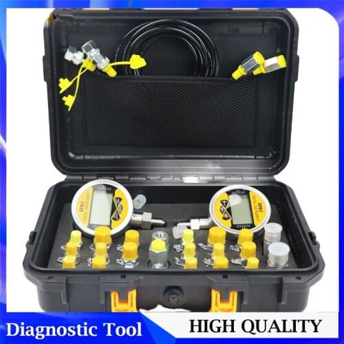 High Quality All Models Excavator Testing Tool Digital Hydraulic Pressure Test Kit XZTK-70MD for sales