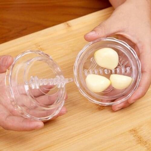 1pc Garlic Presses Manual Mashed Garlic Manually Processor Food Chopper Fruit Slicer Twist Prevent Tears Kitchen Tool Crusher