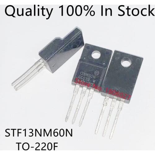 10PCS/PCS STF13NM60N 13NM60N 650V 13A TO-220F