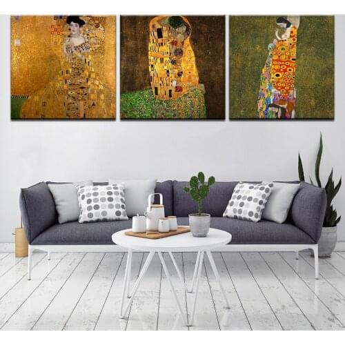 Abstract Posters 3 panel Character Woman Canvas Print Oil Painting Wall Picture for for Living Room Home Decor