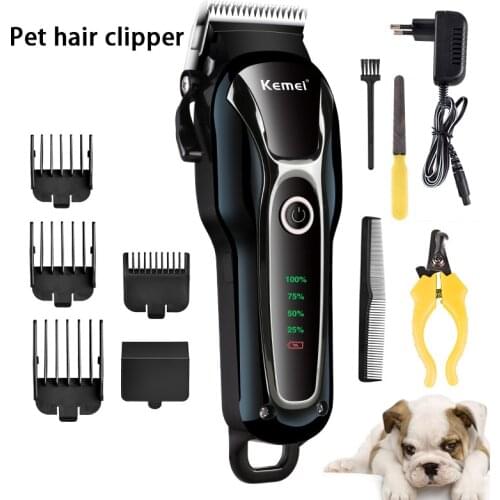 100-240v Rechargeable Dog Hair Trimmer For Cat Cutter Grooming Machine Hair Remover Animal Hair Clipper Dog Hair Trimmer