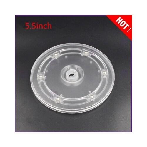 5.5inch acrylic turntable display turntable furniture fittings rack rotary base Lazy Susan turntable