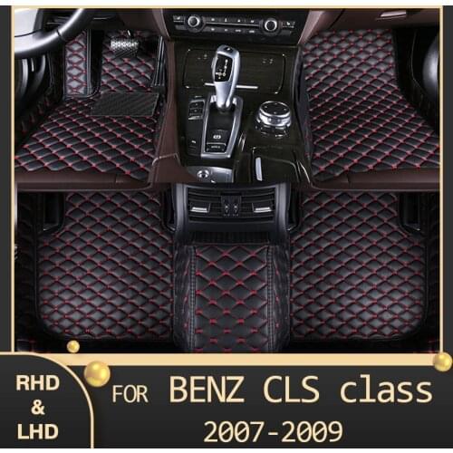 MIDOON Car floor mats for BENZ CLS class Sedan（Four seats）2007 2008 2009 Custom auto foot Pads