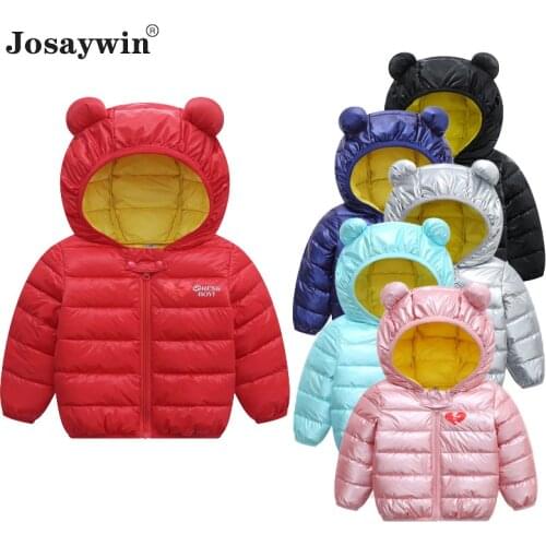 Children Clothing Kids Jacket for Girls Hooded Light Windbreaker Warm Jacket for Boys Coat Baby Winter Spring Parka Outerwear