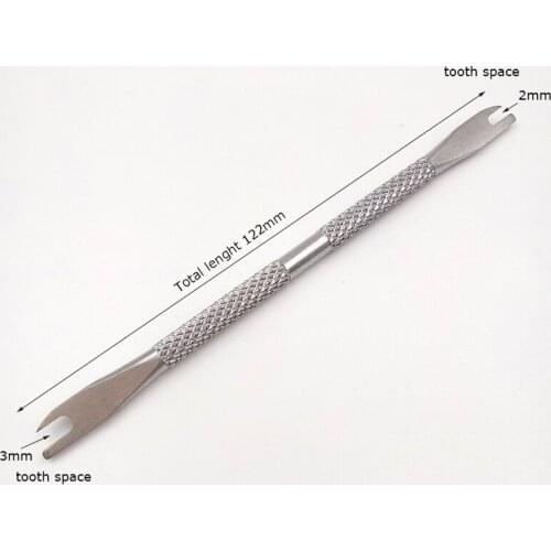 Double-side Leather Pitching Modeling Line Pen Edge Crimping Leather Craft Carving Nail Sewing Tool