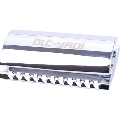 Yaqi Chrome Color Scalloped Bar Double Edge Safety Razor Head