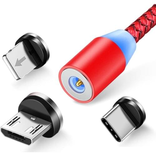Magnetic USB Cable Fast Charging USB Type C Cable Magnet Charger Data Charge Micro USB Cable Mobile Phone Cable USB Cord